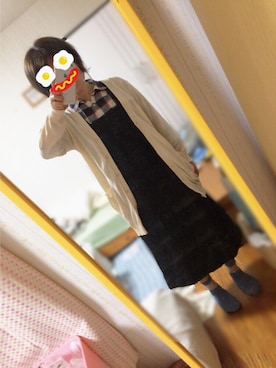 「MHL.（エムエイチエル）のアイテム（オールインワン・サロペット）」を使った、moco¨̮さん（レディース・146cm）の春コーディネート
