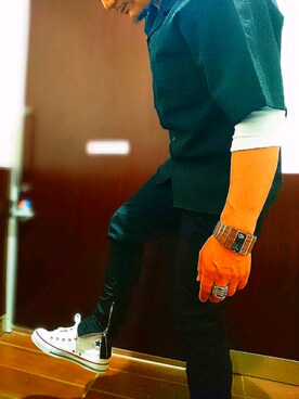 「H&M（エイチ・アンド・エム）のアイテム（その他パンツ）」を使った、hiroooさん（メンズ・168cm）の夏コーディネート