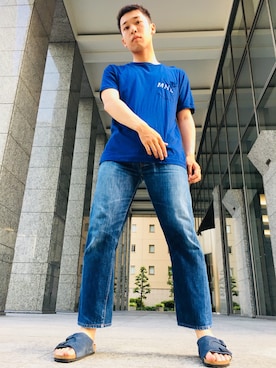 「バレンシア工場」｜MOONさん（メンズ・177cm）の夏コーディネート