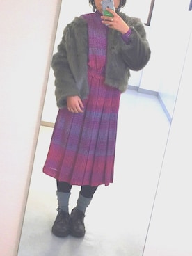 「アイテム（ピアス（両耳用））」を使った、ずきはさん（レディース・156cm・20代）の冬コーディネート