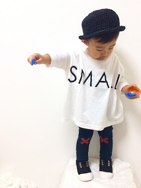 「シロティー」｜YUTO◡̈⃝さん（キッズ・80cm）の冬コーディネート