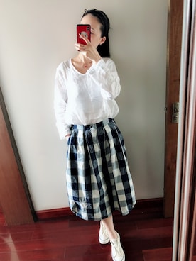 「TEEE（ティー）のアイテム」を使った、louismarryさん（レディース・170cm）の春コーディネート