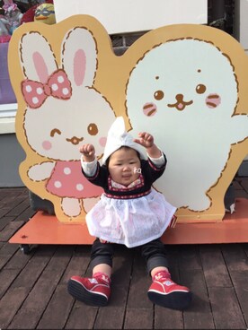 「民族衣装」｜「アイテム（その他）」を使った、Kanon❁Rikoさん（キッズ・70cm）の春コーディネート