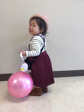 Kanon❁Rikoさん（キッズ・70cm）の秋コーディネート