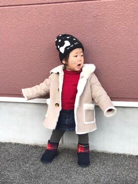 Kanon❁Rikoさん(キッズ・80cm)の冬コーディネート