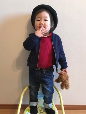 Kanon❁Rikoさん(キッズ・80cm)の冬コーディネート