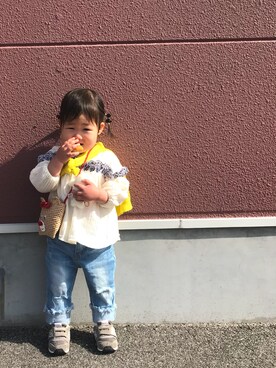 Kanon❁Rikoさん(キッズ・80cm)の春コーディネート