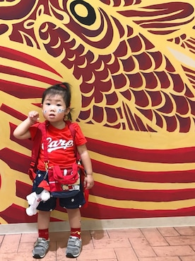 Kanon❁Rikoさん（キッズ・80cm）の夏コーディネート