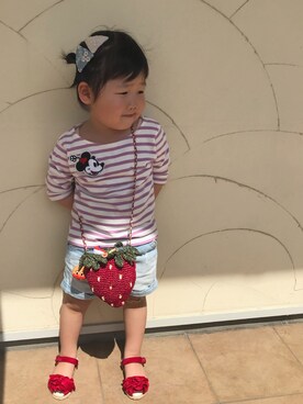 Kanon❁Rikoさん（キッズ・90cm）の春コーディネート