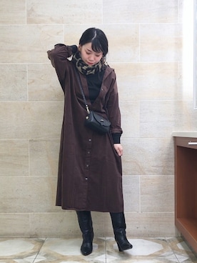 i  mariさん（レディース・158cm）の冬コーディネート