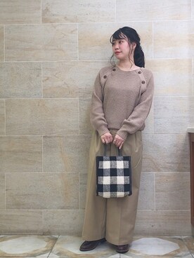 i  mariさん（レディース・158cm）の冬コーディネート