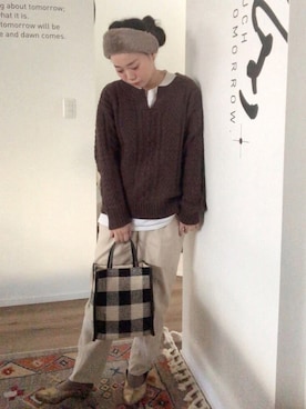 i  mariさん（レディース・158cm）の冬コーディネート