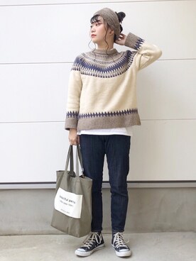 i  mariさん（レディース・158cm）の冬コーディネート