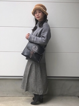 i  mariさん（レディース・158cm）の冬コーディネート