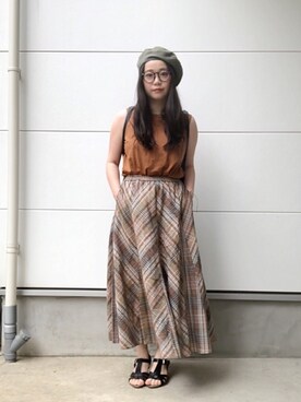 i  mariさん（レディース・158cm）の夏コーディネート