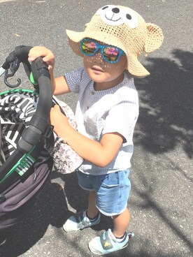 S&Nさん(キッズ・100cm)の夏コーディネート