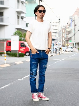 「C.E.L.STORE（セルストア）のアイテム」を使った、kitazawaさん（メンズ・175cm）の夏コーディネート