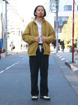 「SUNNY SPORTS」｜「アイテム（ジャケット/アウター）」を使った、kitazawaさん（メンズ・175cm）の冬コーディネート