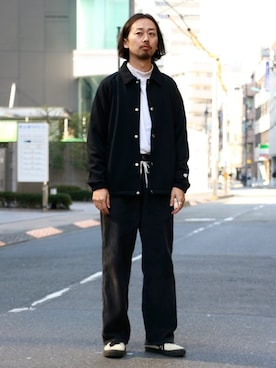 「Levi's」｜「アイテム（ブルゾン）」を使った、kitazawaさん（メンズ・175cm）の冬コーディネート