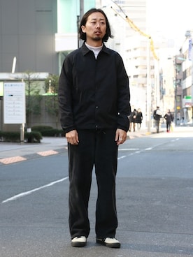 「Levi's」｜「アイテム（ブルゾン）」を使った、kitazawaさん（メンズ・175cm）の冬コーディネート