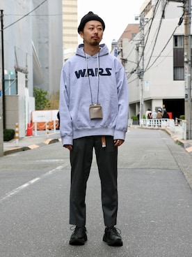 「アイテム（財布）」を使った、kitazawaさん（メンズ・175cm）の冬コーディネート