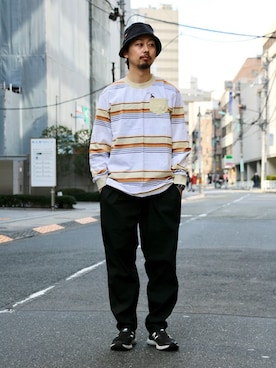 「New Balance」｜kitazawaさん（メンズ・175cm）の春コーディネート