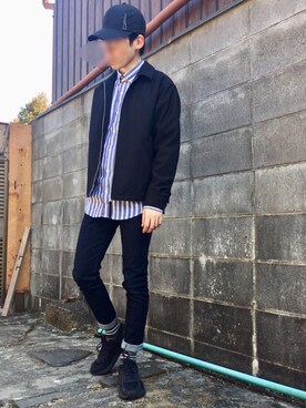 「RAGEBLUE（レイジブルー）のアイテム（その他アウター）」を使った、ren00さん（メンズ・161cm）の春コーディネート
