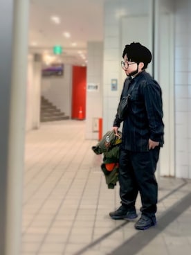 「keisuke yoneda（ケイスケヨネダ）のアイテム」を使った、Mercyさん（メンズ・165cm）の冬コーディネート