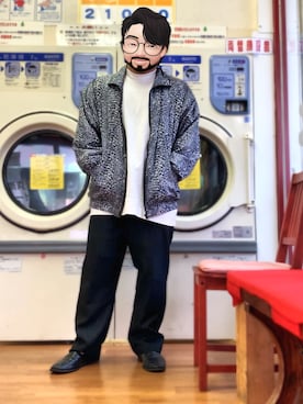 「BICASH（ビカーシ）のアイテム（スリッポン）」を使った、Mercyさん（メンズ・165cm）の春コーディネート