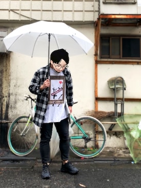 「ACNE（アクネ）のアイテム（トップス）」を使った、Mercyさん（メンズ・165cm）の春コーディネート