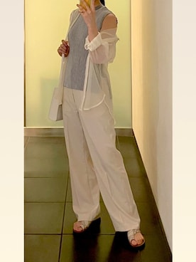 「frames RAY CASSIN（フレームスレイカズン）のアイテム（シューズ）」を使った、Miiiさん（レディース・168cm）の春コーディネート