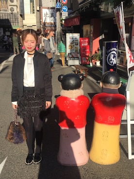 「BEAMS WOMEN（ビームス　ウィメン）のアイテム」を使った、Keiさん（レディース・162cm）の冬コーディネート