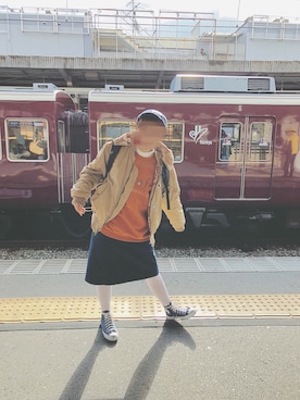「HELLY HANSEN」｜あこさん（レディース・164cm・10代）の冬コーディネート