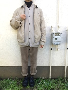 「スイングトップ」｜「Levi's（リーバイス）のアイテム」を使った、Aさん（メンズ・168cm）の秋コーディネート