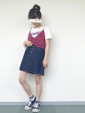 しーちゃん☺︎さん（レディース・152cm）の夏コーディネート