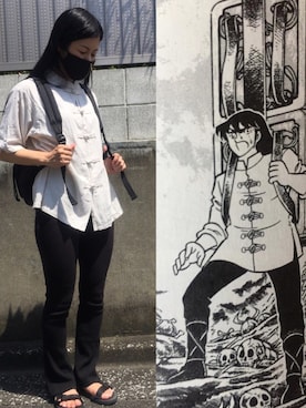 FJKさん（レディース・161cm）の夏コーディネート