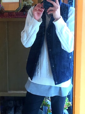 「SOYOUS（ソユーズ）のアイテム（パンツ）」を使った、ポケ松さん（メンズ・178cm）の冬コーディネート