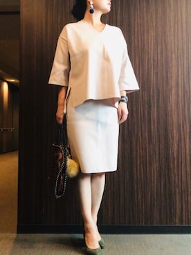 「STANDARD MADE（スタンダードメイド）のアイテム」を使った、ちぬさん（レディース・158cm）の秋コーディネート