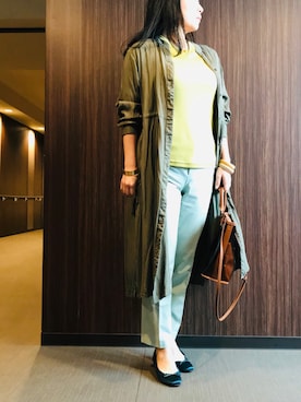 「A AMEL（エイメル）のアイテム」を使った、ちぬさん（レディース・158cm）の春コーディネート