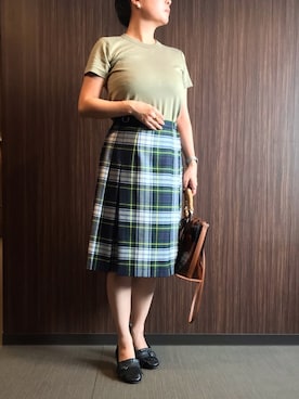 「Daniel Wellington（ダニエルウェリントン）の販売終了クラシックペティット アッシュフィールド32mm（アナログ腕時計）」を使った、ちぬさん（レディース・158cm）の夏コーディネート