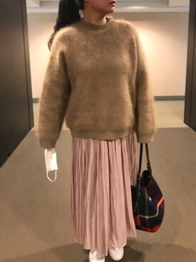 「miniyu（ミニュウ）のアイテム」を使った、ちぬさん（レディース・158cm）の秋コーディネート