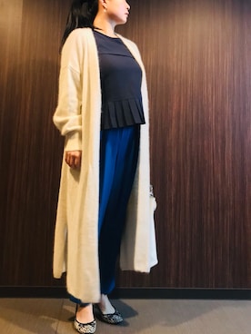 「アイテム（イヤリング（片耳用））」を使った、ちぬさん（レディース・158cm）の冬コーディネート