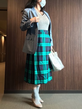 「ChiffonFit（シフォンフィット）のアイテム」を使った、ちぬさん（レディース・158cm）の春コーディネート