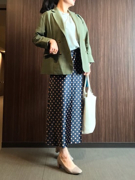 「ChiffonFit（シフォンフィット）のアイテム」を使った、ちぬさん（レディース・158cm）の春コーディネート