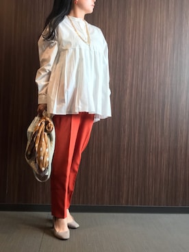 「ChiffonFit（シフォンフィット）のアイテム」を使った、ちぬさん（レディース・158cm）の春コーディネート