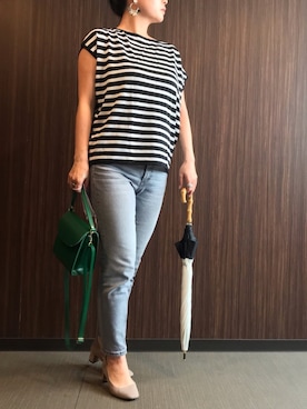 「ChiffonFit（シフォンフィット）のアイテム」を使った、ちぬさん（レディース・158cm）の春コーディネート