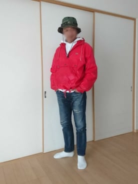 「アウトドアミックス」｜SEさん（メンズ・177cm）の春コーディネート