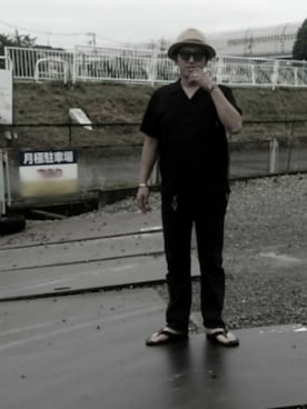 「ルード」｜「アイテム（アクセサリー）」を使った、SEさん（メンズ・177cm）の夏コーディネート