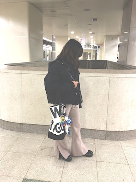 「ライブ」｜「アイテム（その他）」を使った、まるこさん（レディース・149cm）の冬コーディネート