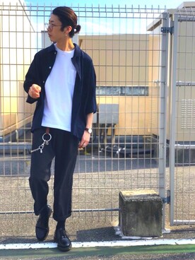「Dr. Martens（ドクターマーチン）のDR.MARTENS / ドクターマーチン : WINGTIP BROGUE #（ドレスシューズ）」を使った、kazさん（メンズ・173cm）の春コーディネート
